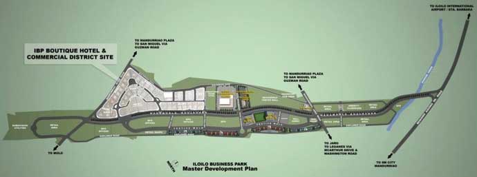 Iloilo Business Park Township Iloilo City Map 