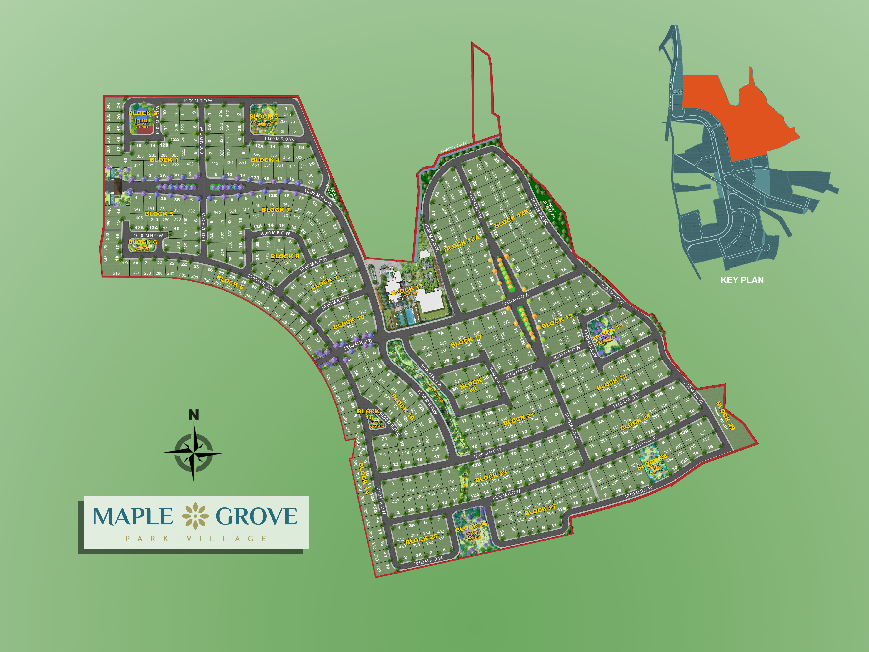 map of maple grove park village in general trias cavite