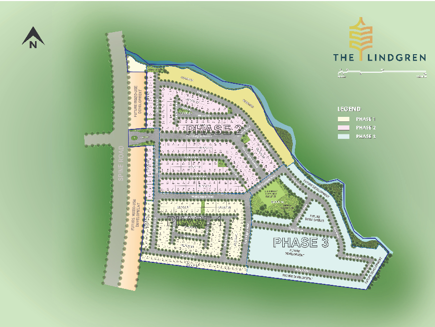 map of the lindgren residences in trece martires cavite